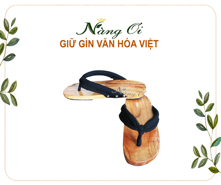 guốc mộc cho nam nữ quai kẹp màu đen dễ đi dễ phối đồ